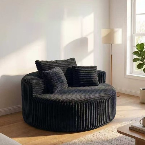 Round modular chaise lounge - round,