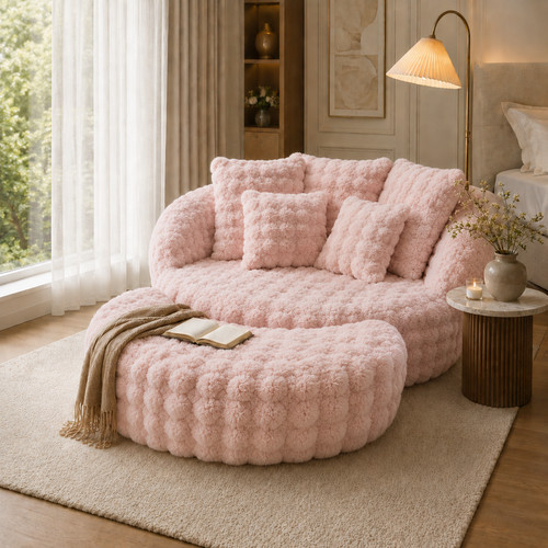 W bubble fleece - 75"l, x