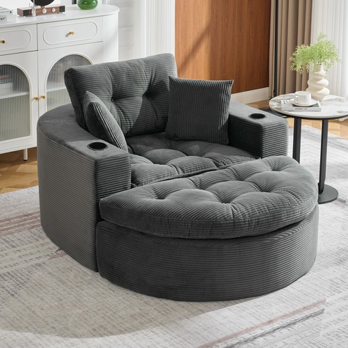 Round chaise lounge - chaise,